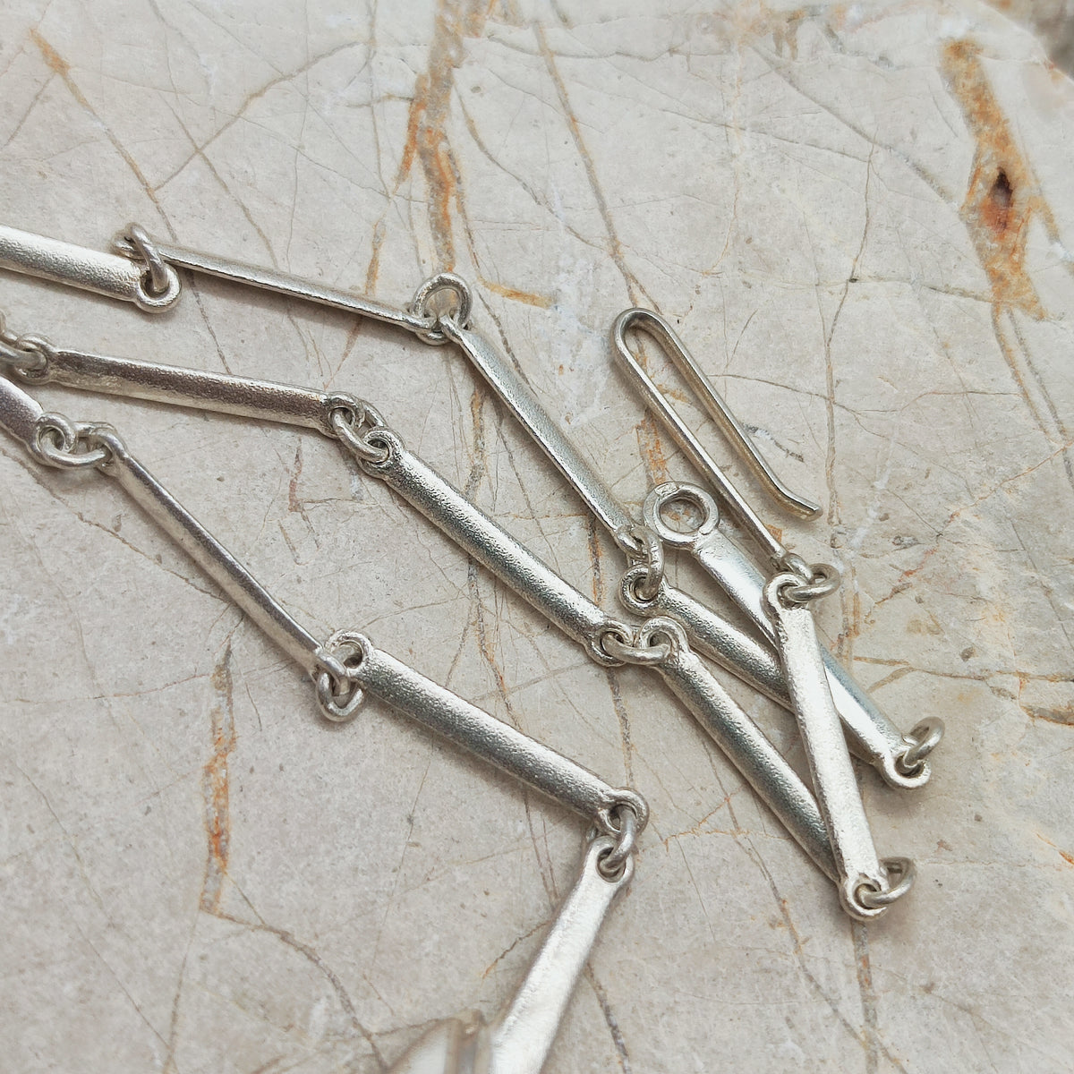 Vintage Lapponia Hespera Sterling Silver Necklace by Zoltan Popovits, 1988