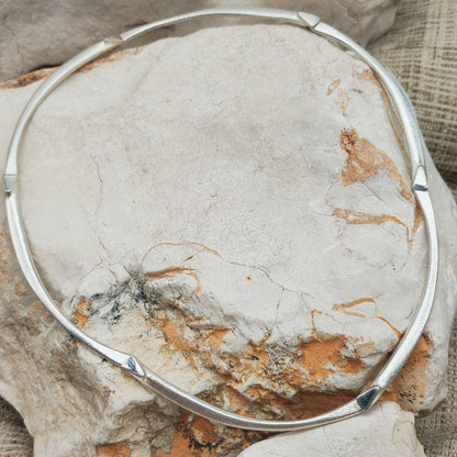 Lapponia Arcturus Sterling Silver Collar Necklace by Zoltan Popovits, 2022