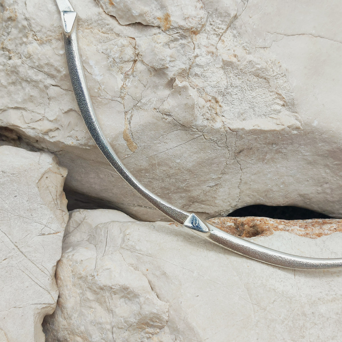 Lapponia Arcturus Sterling Silver Collar Necklace by Zoltan Popovits, 2022