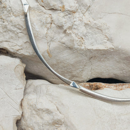 Lapponia Arcturus Sterling Silver Collar Necklace by Zoltan Popovits, 2022