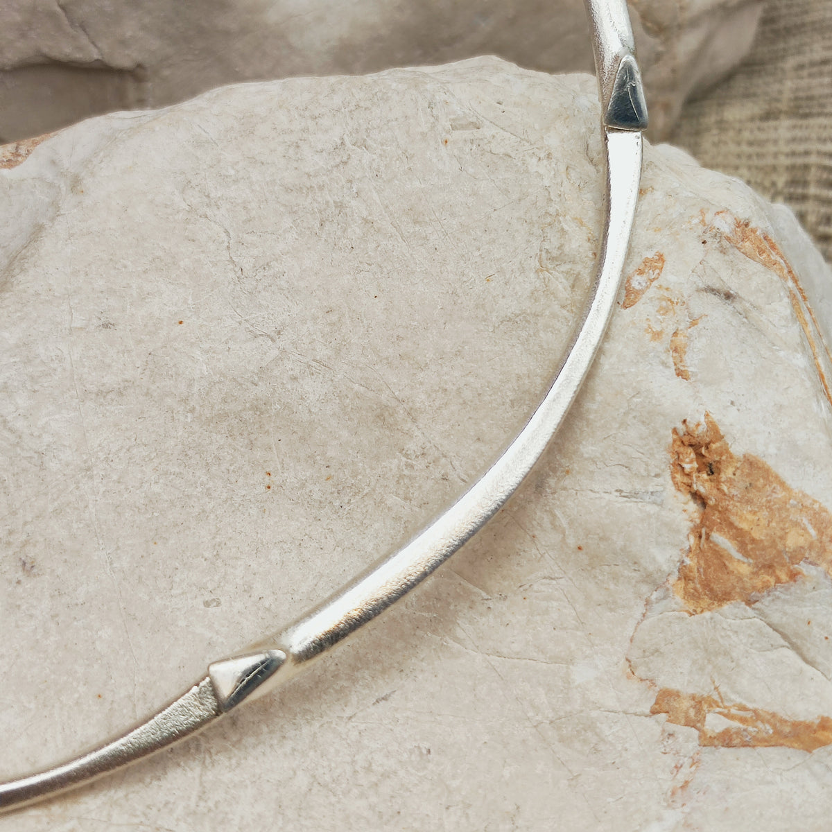 Lapponia Arcturus Sterling Silver Collar Necklace by Zoltan Popovits, 2022