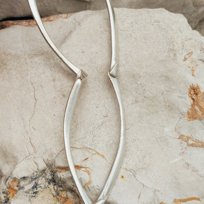 Lapponia Arcturus Sterling Silver Collar Necklace by Zoltan Popovits, 2022