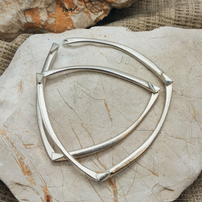 Lapponia Arcturus Sterling Silver Collar Necklace by Zoltan Popovits, 2022