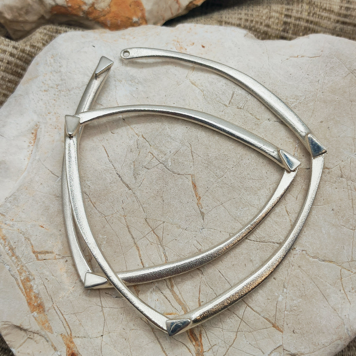 Lapponia Arcturus Sterling Silver Collar Necklace by Zoltan Popovits, 2022