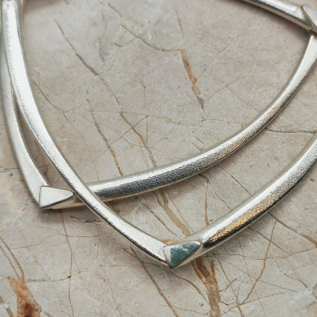 Lapponia Arcturus Sterling Silver Collar Necklace by Zoltan Popovits, 2022