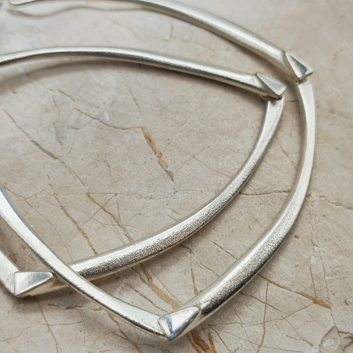 Lapponia Arcturus Sterling Silver Collar Necklace by Zoltan Popovits, 2022