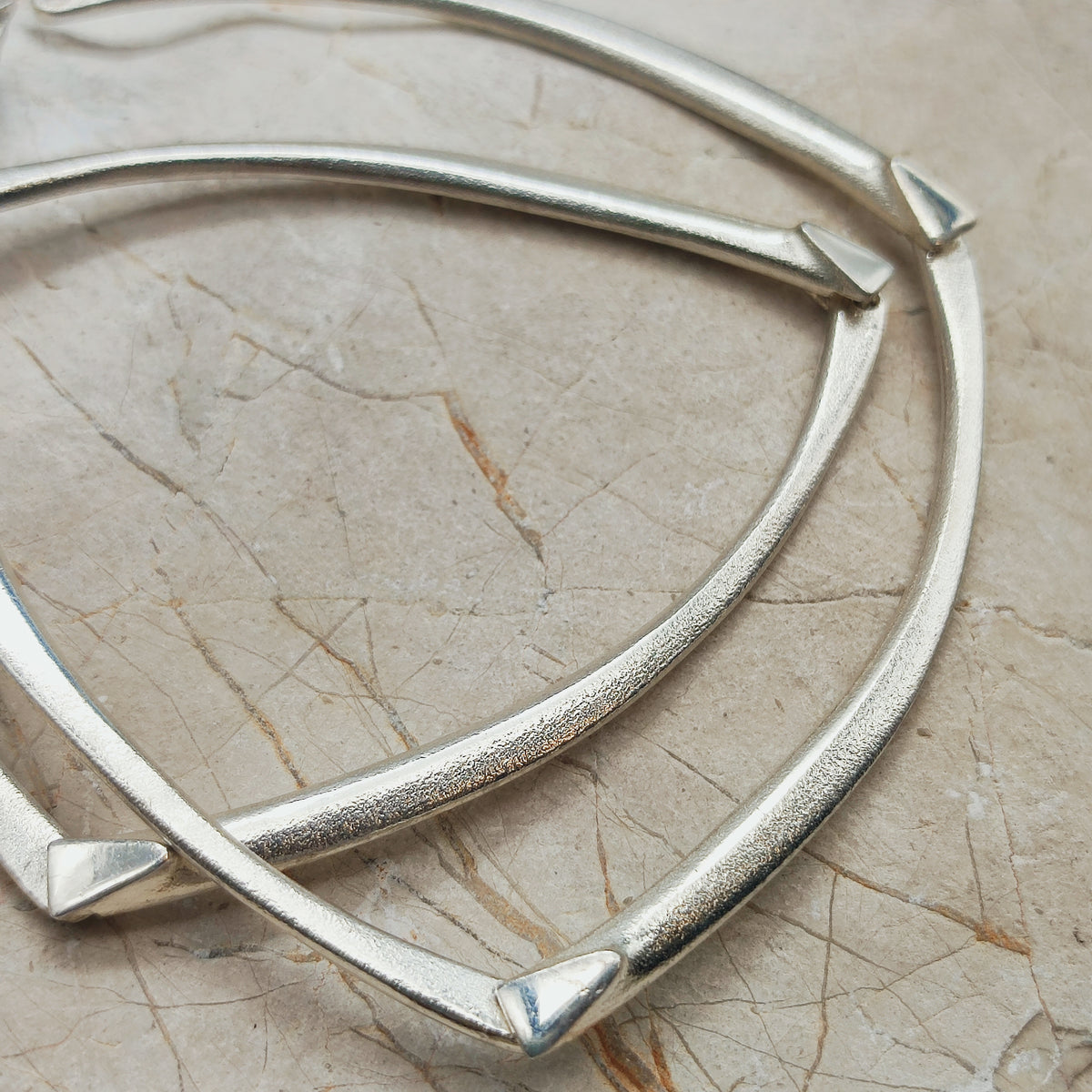 Lapponia Arcturus Sterling Silver Collar Necklace by Zoltan Popovits, 2022