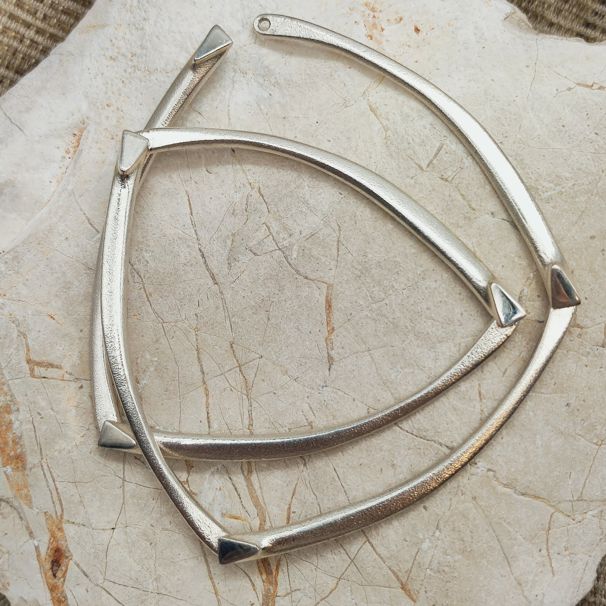 Lapponia Arcturus Sterling Silver Collar Necklace by Zoltan Popovits, 2022