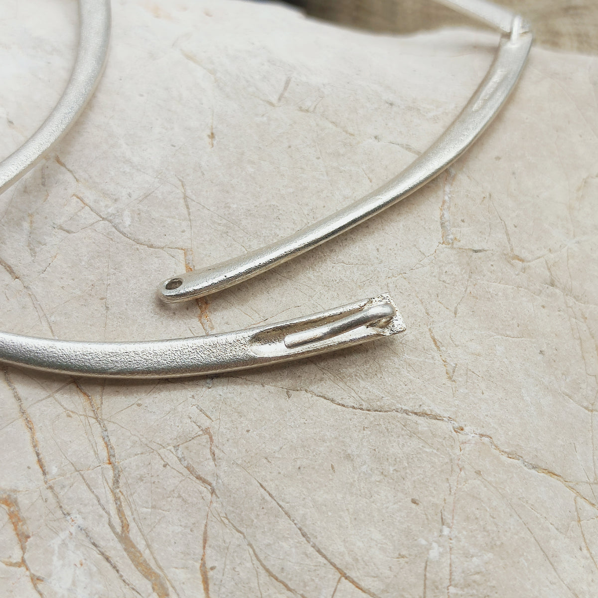 Lapponia Arcturus Sterling Silver Collar Necklace by Zoltan Popovits, 2022