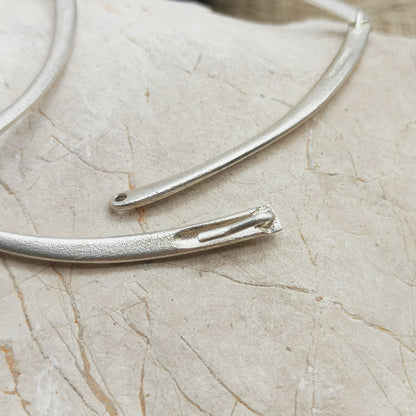 Lapponia Arcturus Sterling Silver Collar Necklace by Zoltan Popovits, 2022