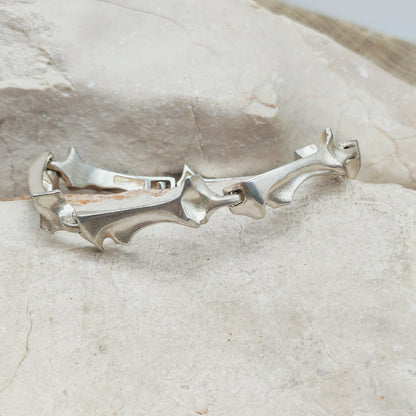 Vintage Lapponia Spica Sterling Silver Bracelet by Björn Weckström, 1990