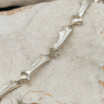 Vintage Lapponia Spica Sterling Silver Bracelet by Björn Weckström, 1990