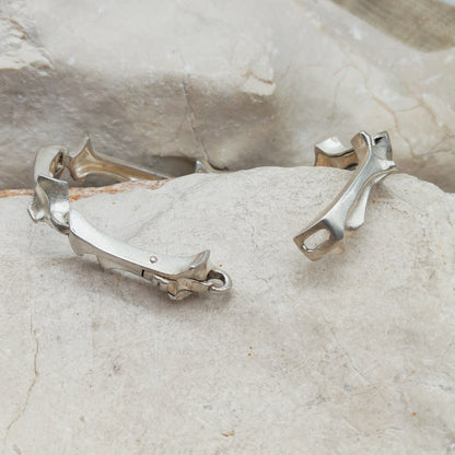 Vintage Lapponia Spica Sterling Silver Bracelet by Björn Weckström, 1990