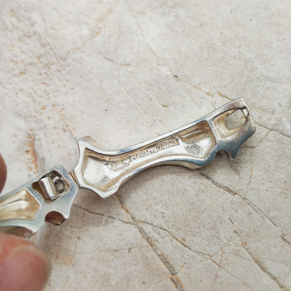 Vintage Lapponia Spica Sterling Silver Bracelet by Björn Weckström, 1990