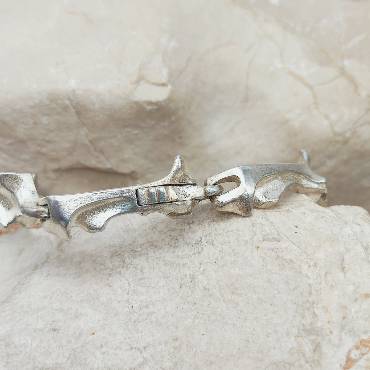 Vintage Lapponia Spica Sterling Silver Bracelet by Björn Weckström, 1990