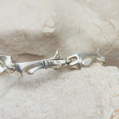 Vintage Lapponia Spica Sterling Silver Bracelet by Björn Weckström, 1990