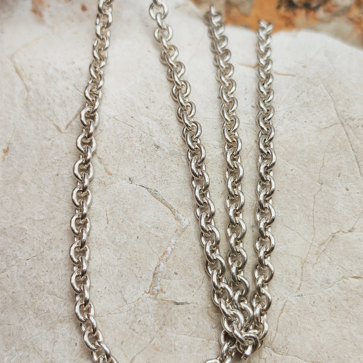 Vintage Finnish Tammen Koru AKT Sterling Silver Geometric Pendant Necklace