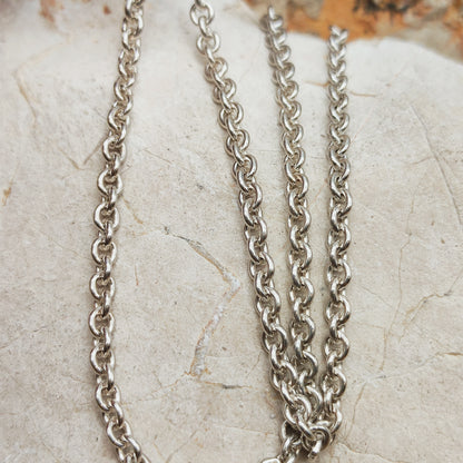 Vintage Finnish Tammen Koru AKT Sterling Silver Geometric Pendant Necklace