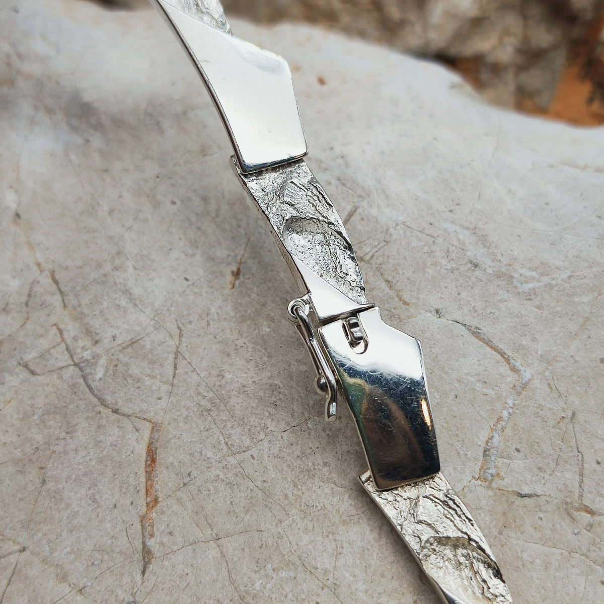 Vintage Modernist Silver Necklave by Riitta Hakala for Tammen Koru