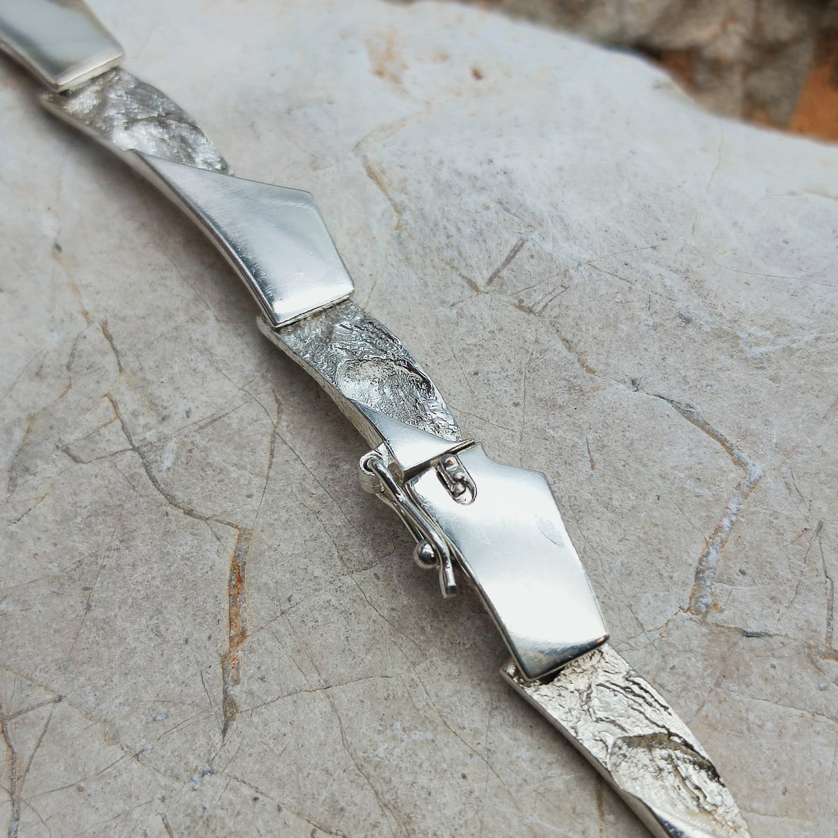 Vintage Modernist Silver Necklave by Riitta Hakala for Tammen Koru