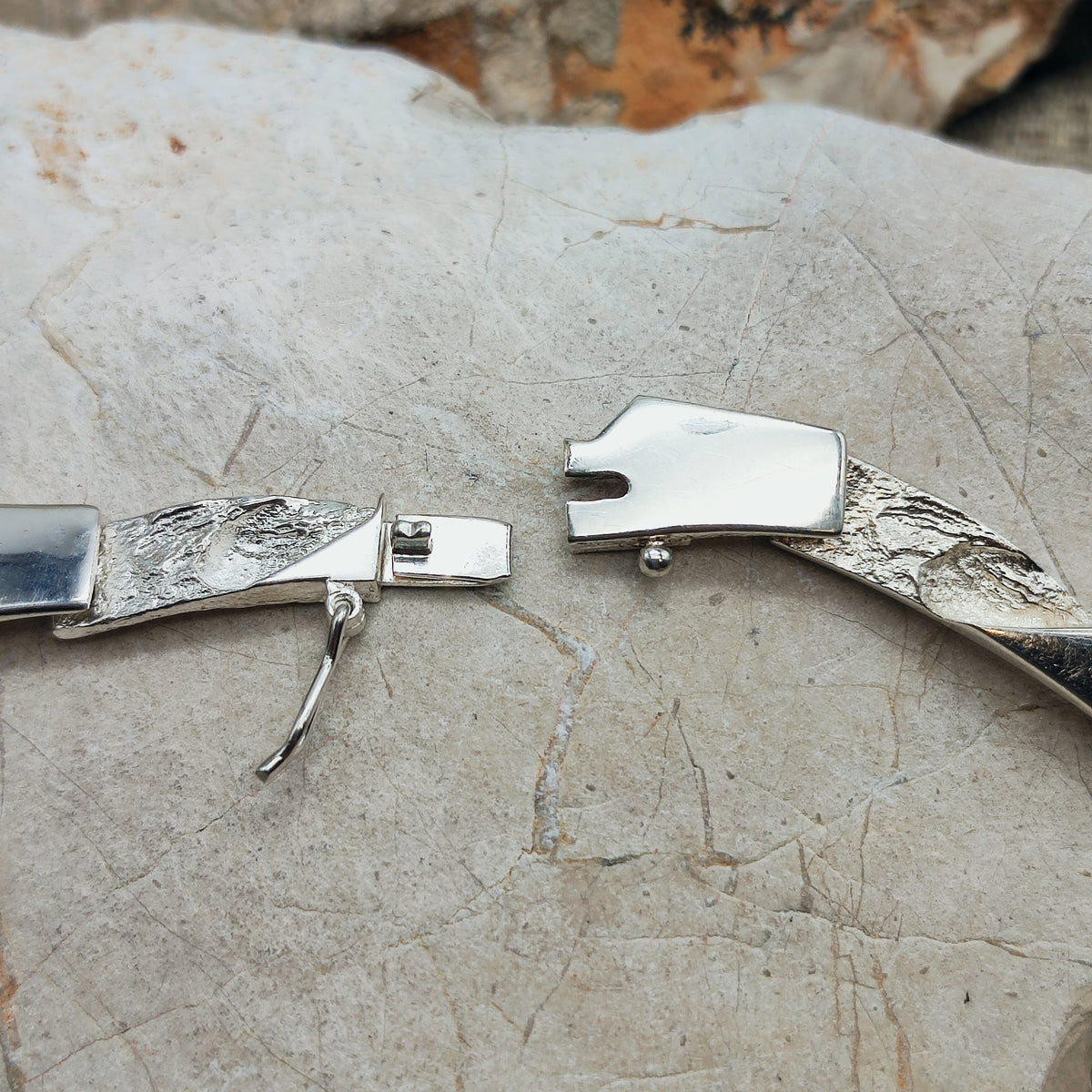 Vintage Modernist Silver Necklave by Riitta Hakala for Tammen Koru