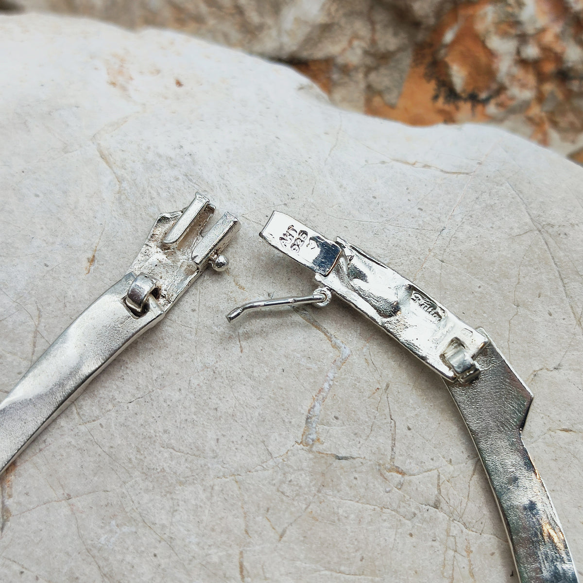 Vintage Modernist Silver Necklave by Riitta Hakala for Tammen Koru