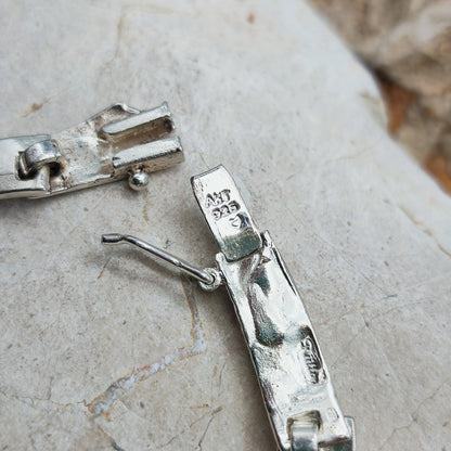 Vintage Modernist Silver Necklave by Riitta Hakala for Tammen Koru