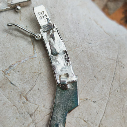 Vintage Modernist Silver Necklave by Riitta Hakala for Tammen Koru