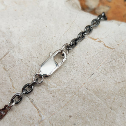 Vintage Mies De Wilde Brutalist Sterling Silver Couple Pendant Necklace