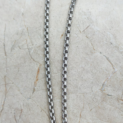 Vintage Mies De Wilde Brutalist Sterling Silver Pearl Pendant Necklace