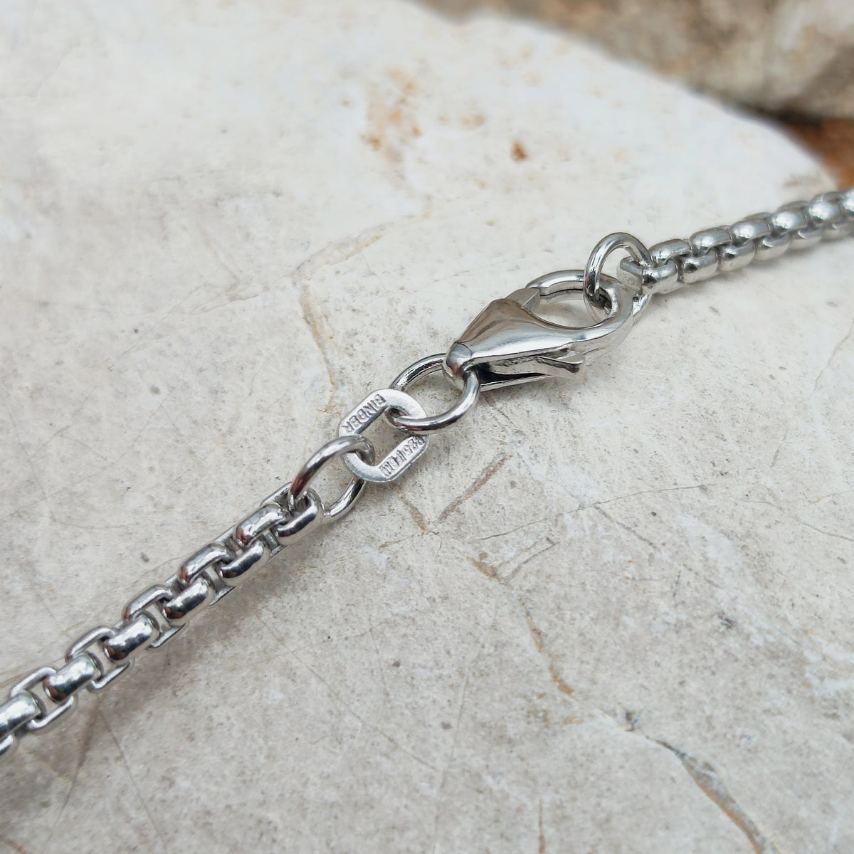 Vintage Mies De Wilde Brutalist Sterling Silver Pearl Pendant Necklace