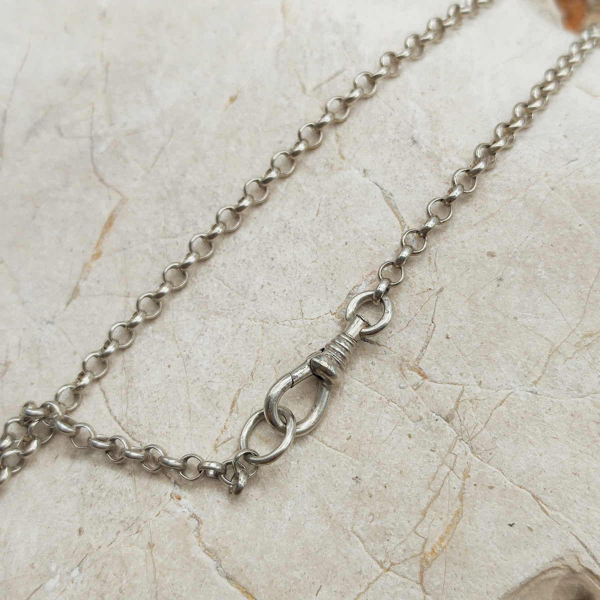 Vintage Hannu Ikonen Cascade Reindeer Moss Silver Necklace