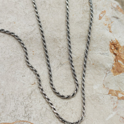 Vintage Hannu Ikonen Large Articulated Reindeer Moss Silver Necklace