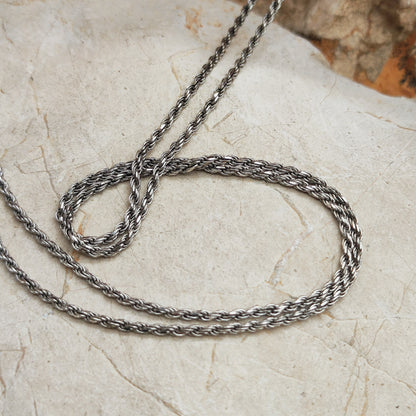 Vintage Hannu Ikonen Large Articulated Reindeer Moss Silver Necklace