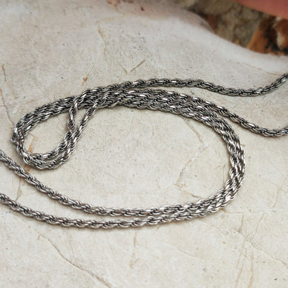 Vintage Hannu Ikonen Large Articulated Reindeer Moss Silver Necklace
